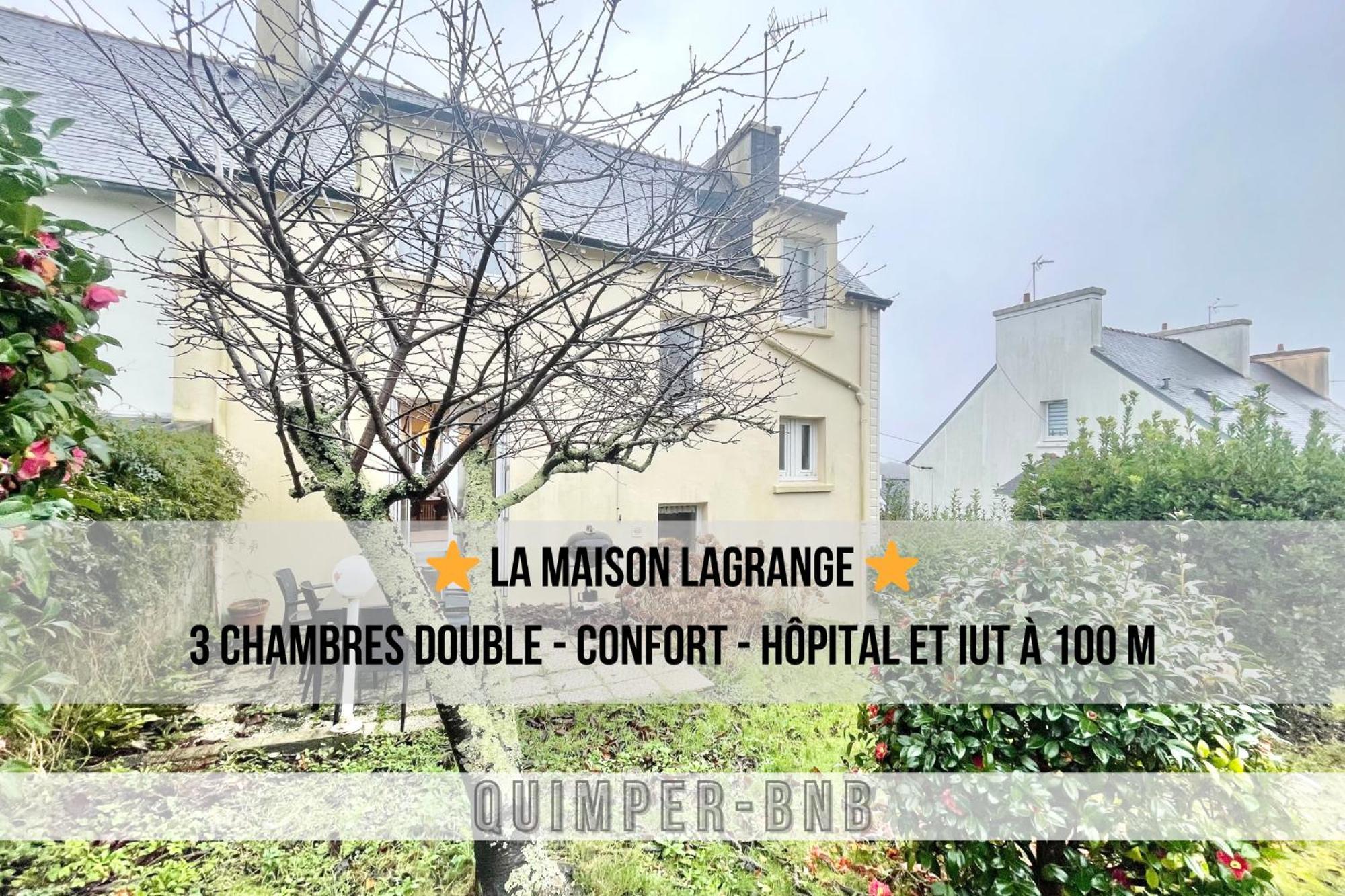 Maison Lagrange - 4 Chambres Quartier Iut Hopital Quimper Exterior photo